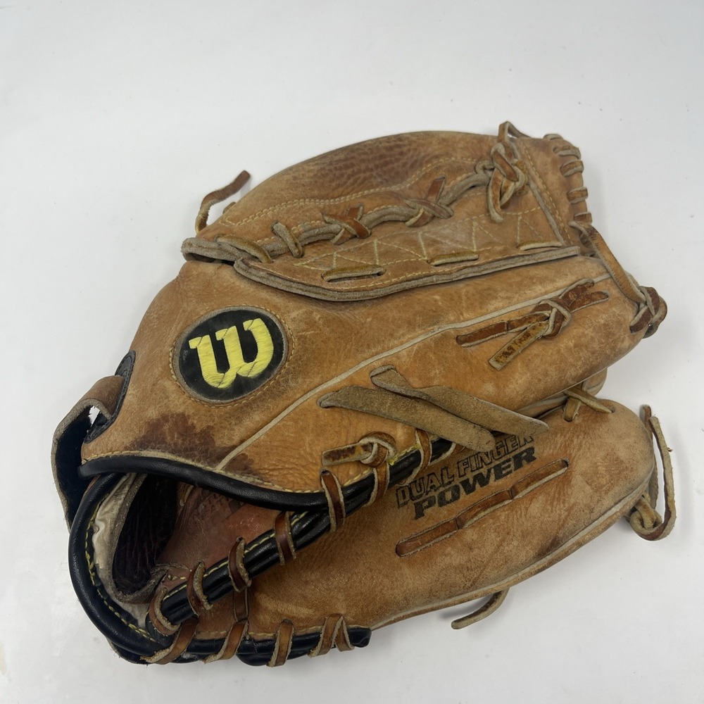 Wilson A9650 FP1  12" Baseball Softball Glove Natural  Leather RHT Dual